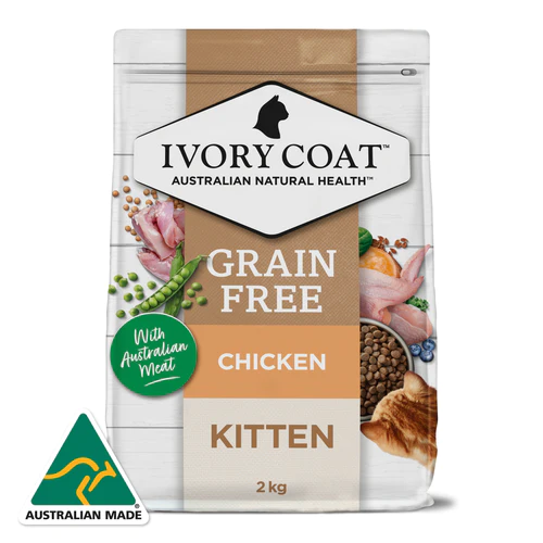 Ivory Coat 2kg Grain Free Kitten - Chicken (004708) 無穀物 雞肉亞麻籽 幼貓糧 (IKC2) 